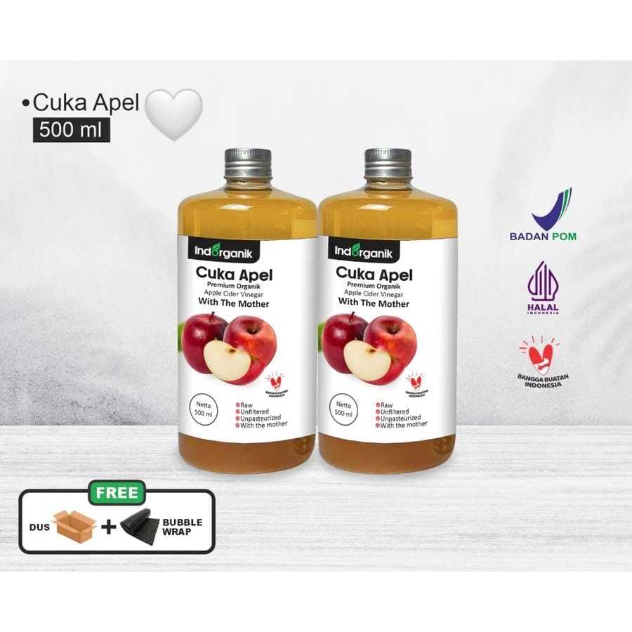 

CUKA APEL INDOEGANIK JUS DIET MURAH BANYAK KHASIAT APPLE CIDER 500ML ori