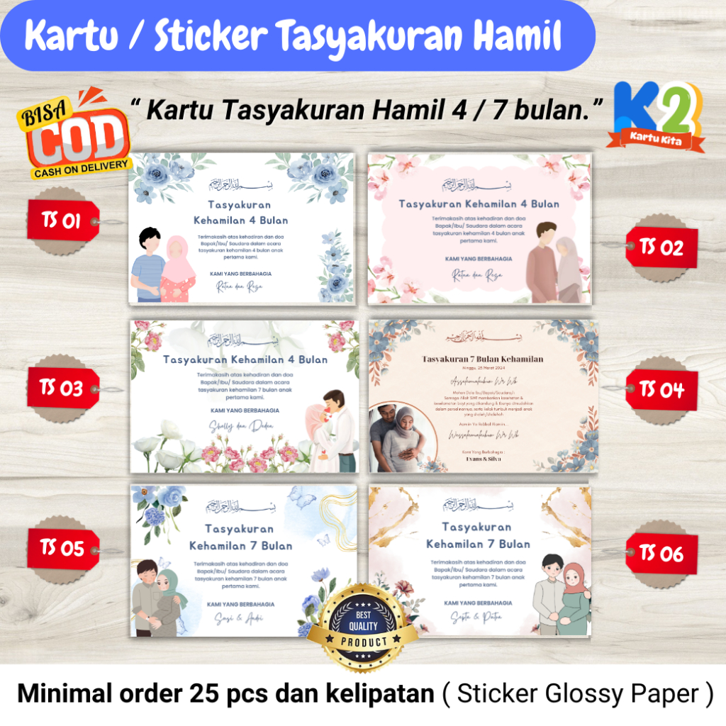 

Stiker Tasyakuran Hamil/Stiker Tasyakuran /Stiker Tasyakuran Hamil 4 bulan/Tasyakuran Hamil 7 bulan