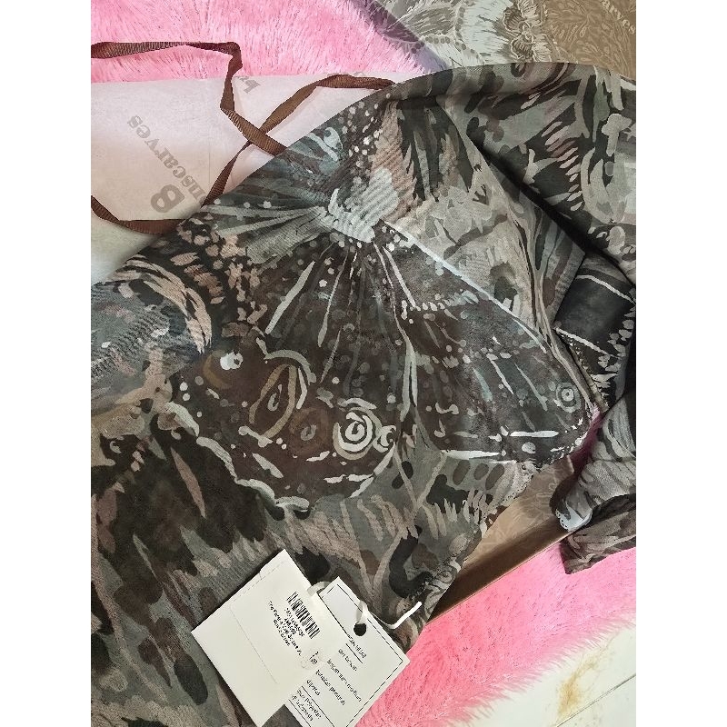 BUTTONSCARVES PRELOVED THE FARSHA RUSTIC BROWN