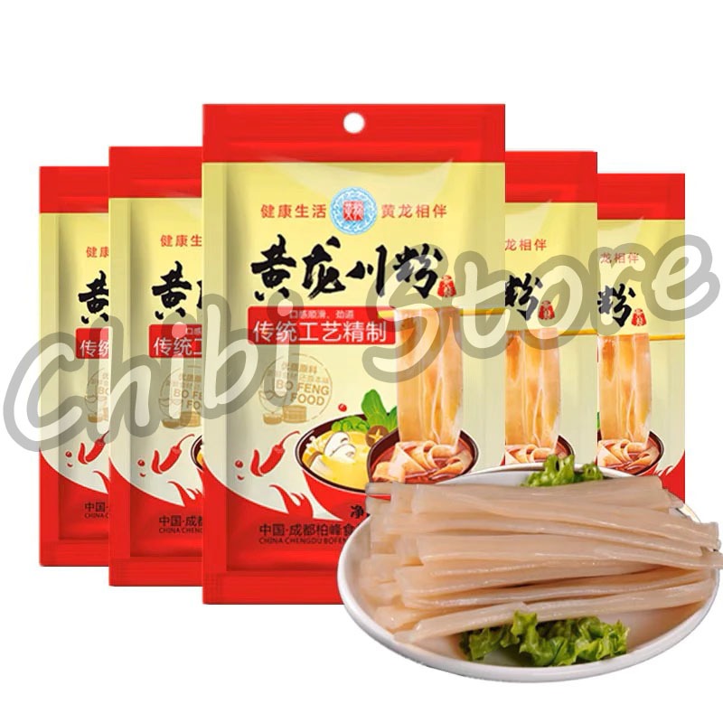 

Mie Ubi Lebar Chinese Glass Noodle 黄龙火锅川粉红薯粉 240g