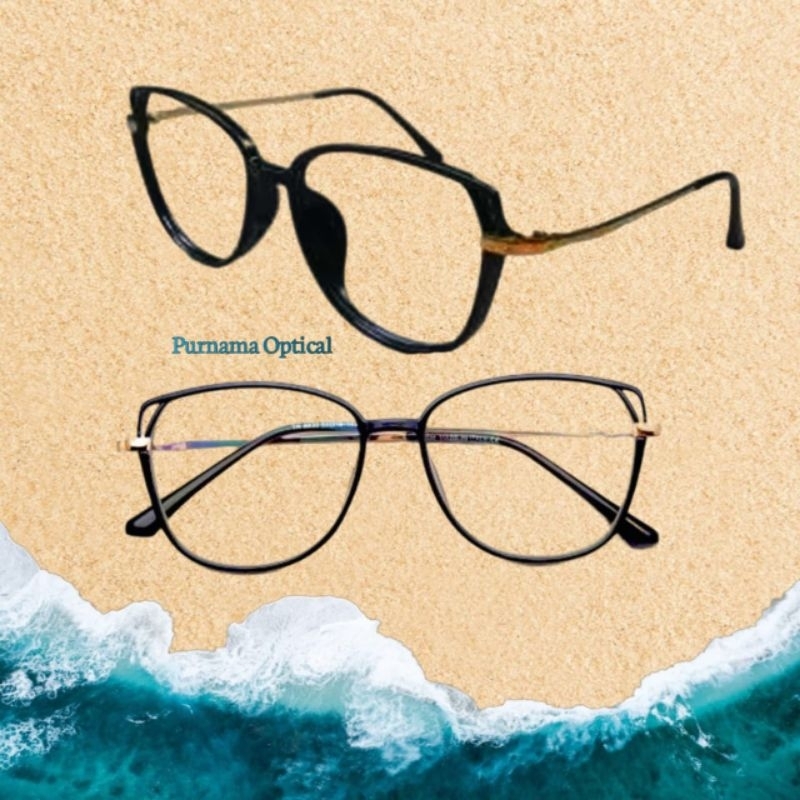 Frame Kacamata Simple Square 8830