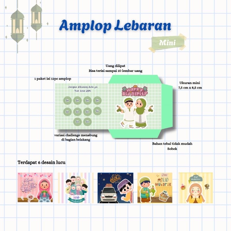 

Amplop lebaran unik