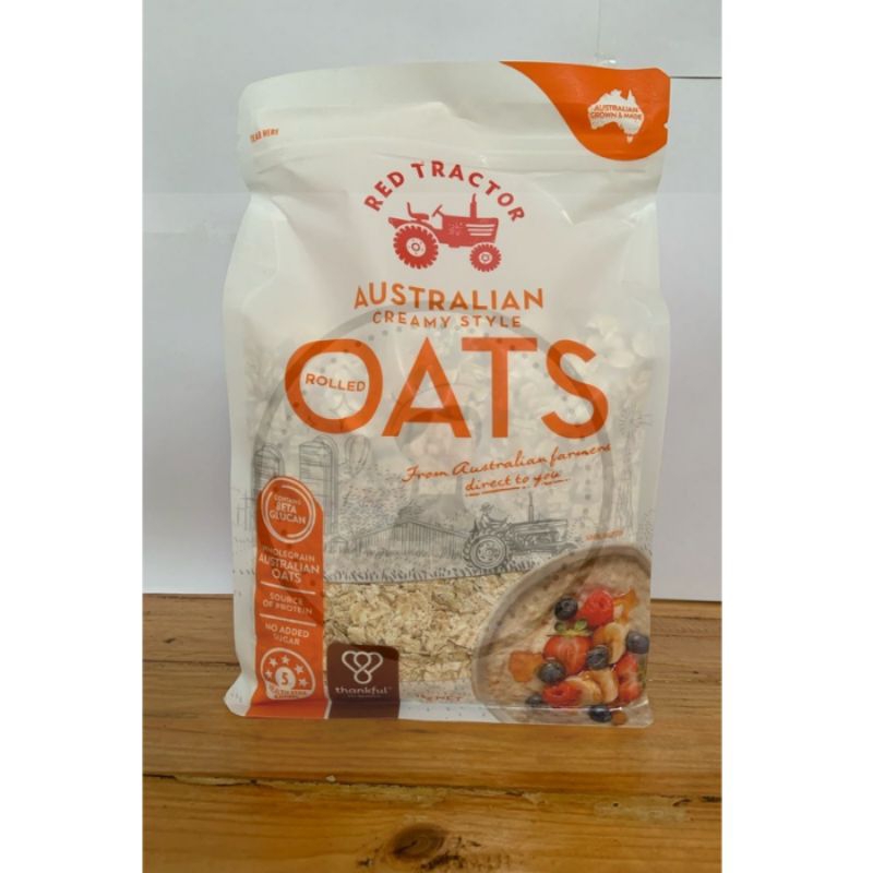 

RED TRACTOR AUSTRALIA CREAMY STYLE ROLLED OATS 1 KG