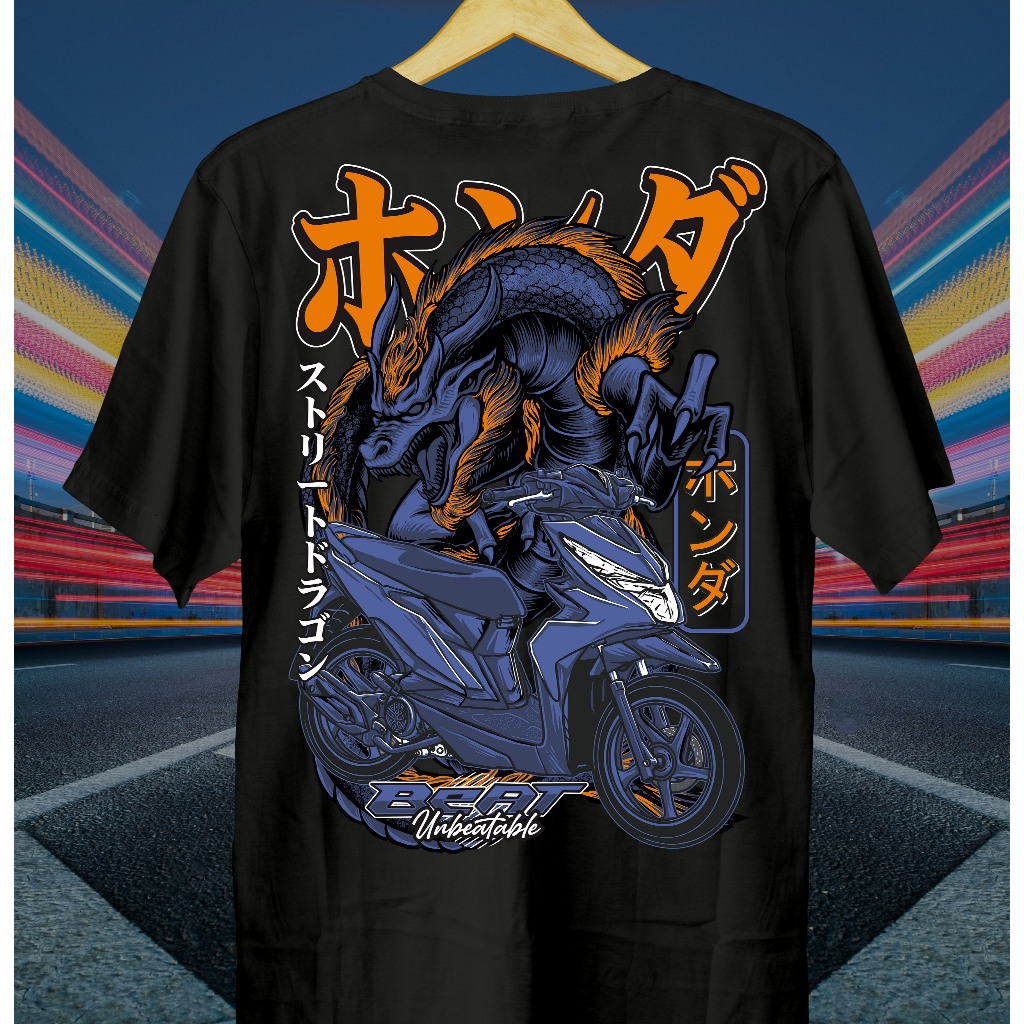 Kaos Motor Beat Dragon // Kaos Beat // Baju Beat // Beat