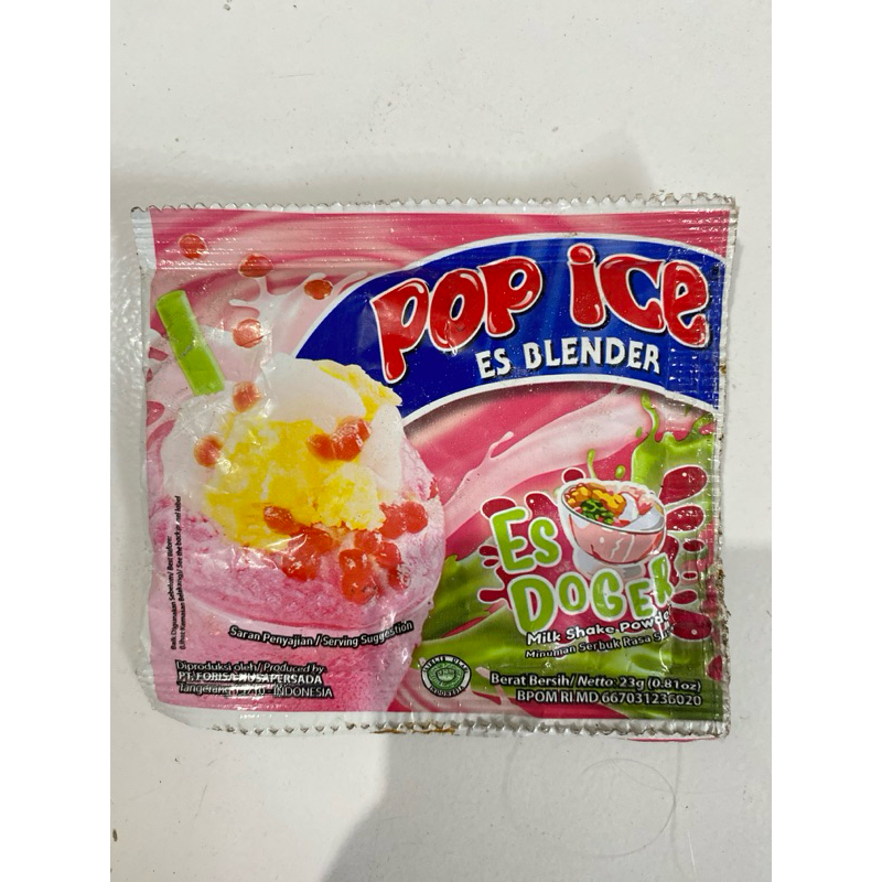 

‼️PROMO, CEK DESKRIPSI‼️ Pop Ice Es Doger 23gr Sachet Minuman Serbuk Instan