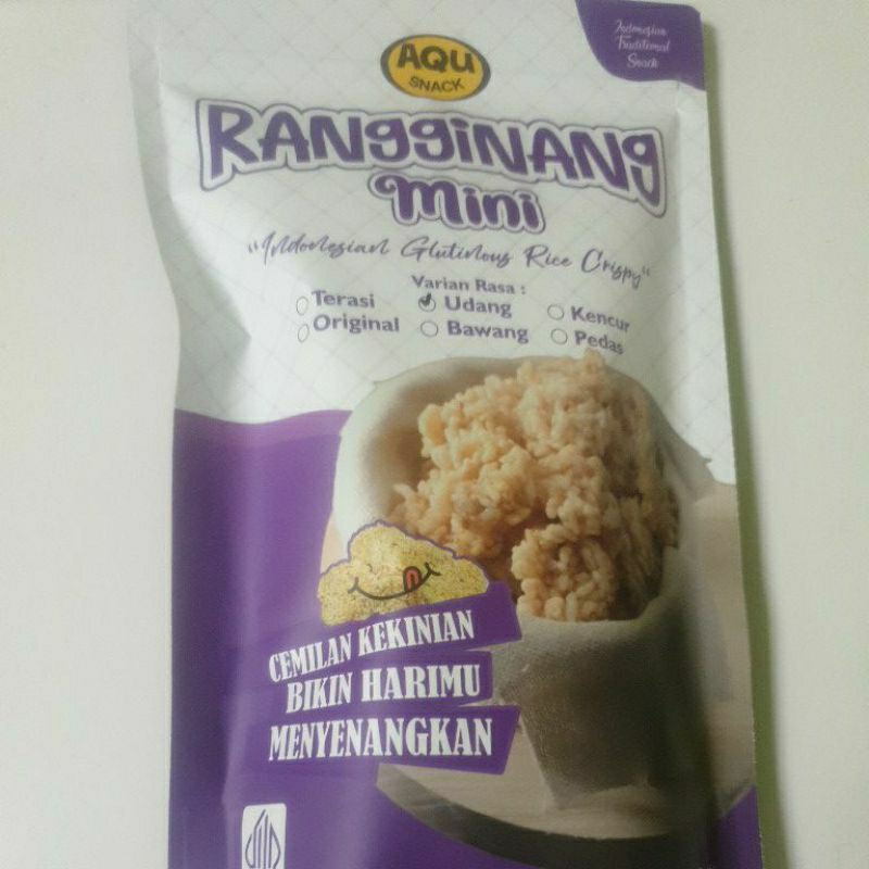 

Rangginang mini 60gr cemilan kekinian
