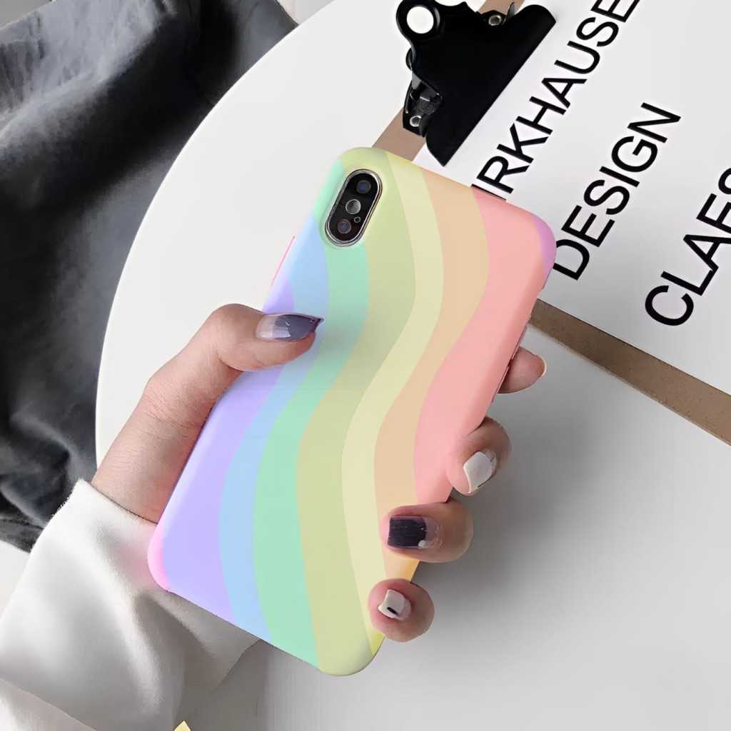 Casing Hp Rainbow Case Vivo V15 V15 Pro V17 V17 Pro V19 V20 V20SE V21 4G V21 5G