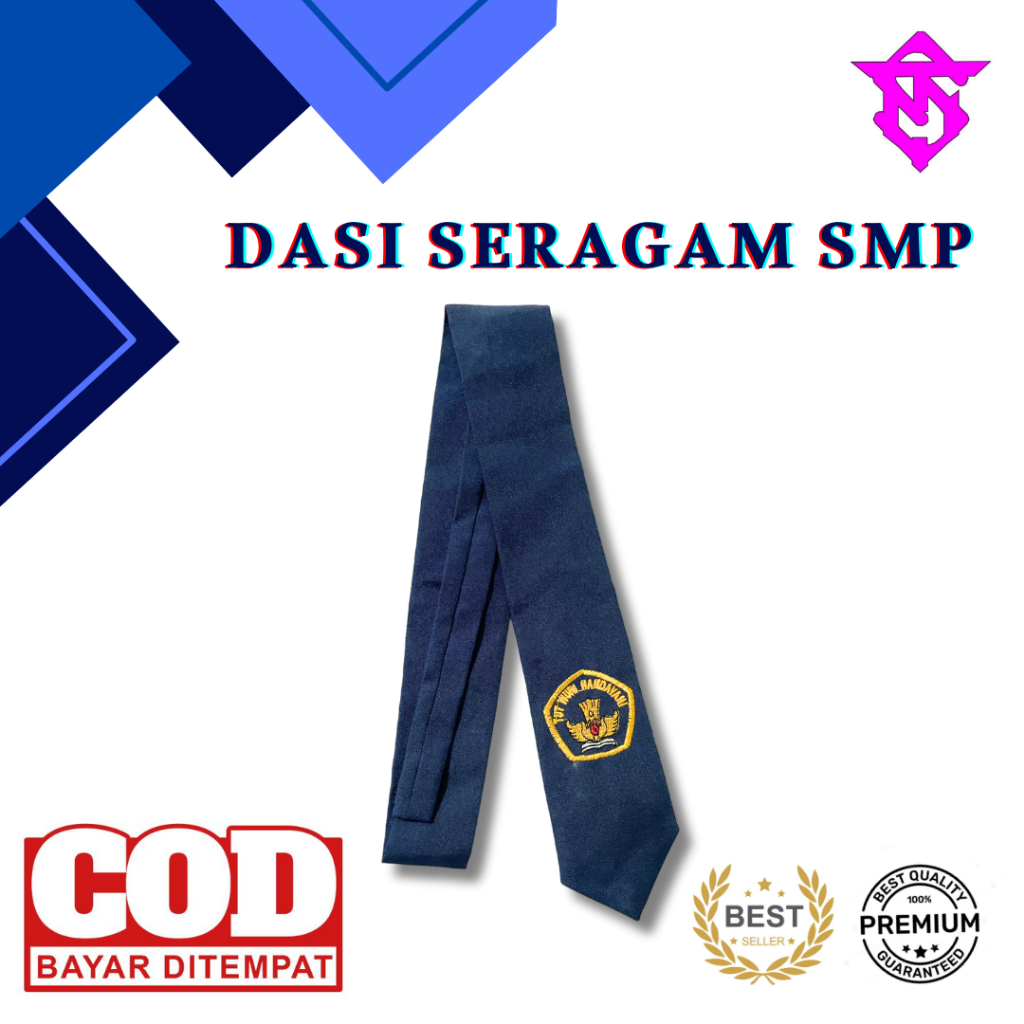 TheSunan57 || Dasi SMP | Dasi Seragam SMP | Dasi Sekolah Biru | Dasi Biru SMP