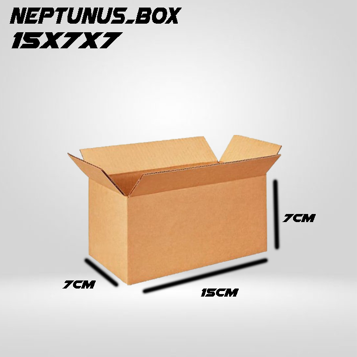 

Kardus Packing Ukuran 15x7x7 Polos Box Cogurated tebal kuat