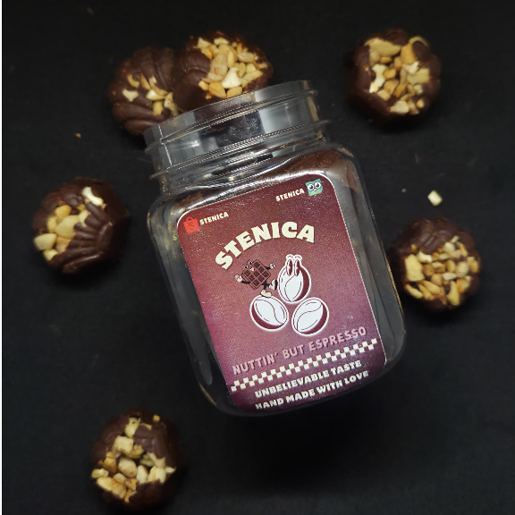 

Stenica Nuttin’ But Espresso - Dark Chocolate dengan Rasa Kopi & Kacang Cashew
