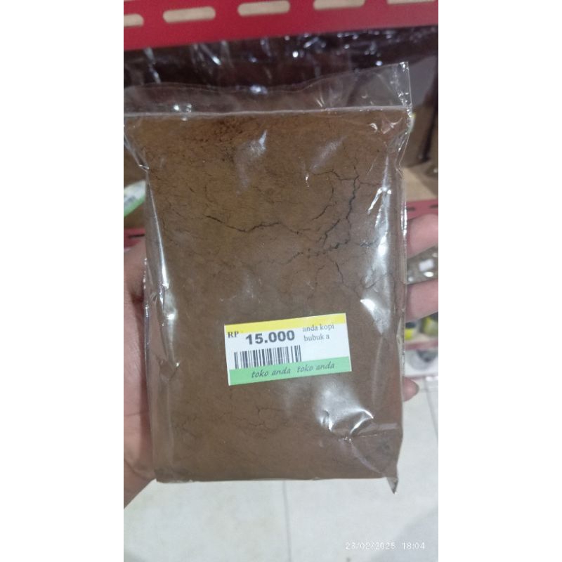 

bubuk kopi anda A berat 250gr /100gr