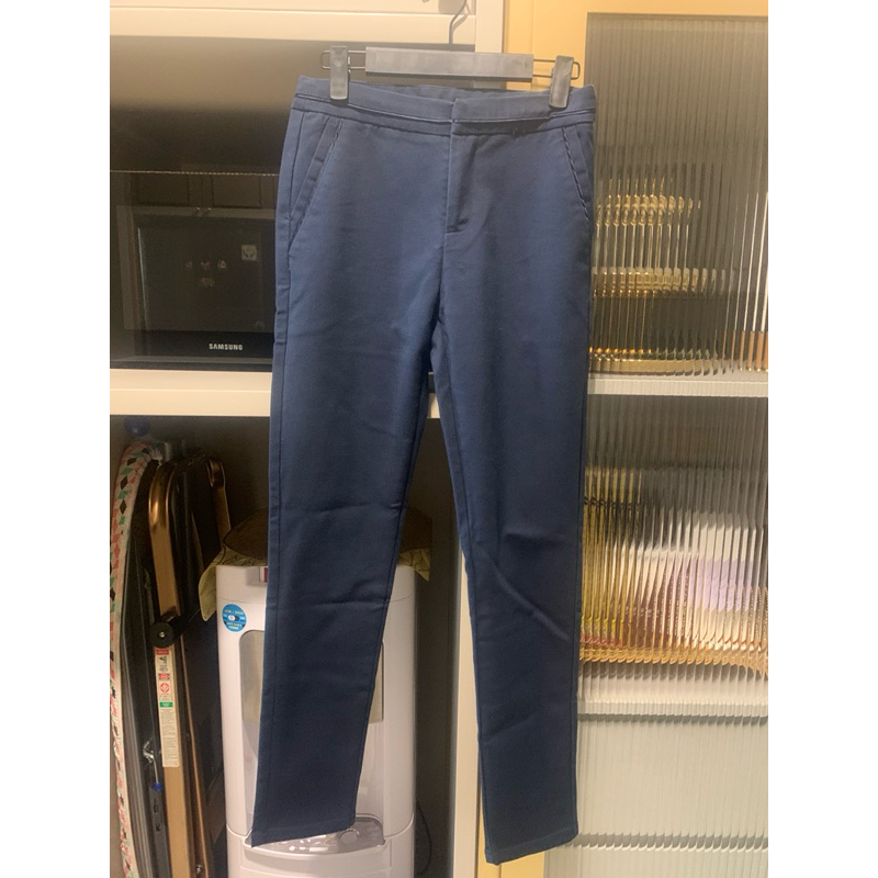 Preloved Celana Pencil Pants Miss Daisy Blue Navy