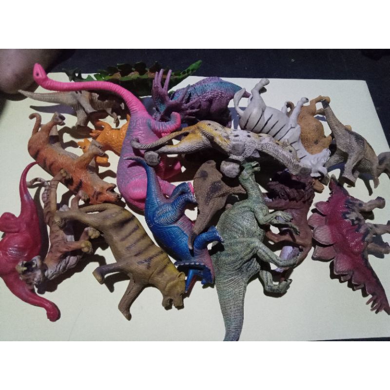 mainan hewan-hewan karet second kiloan