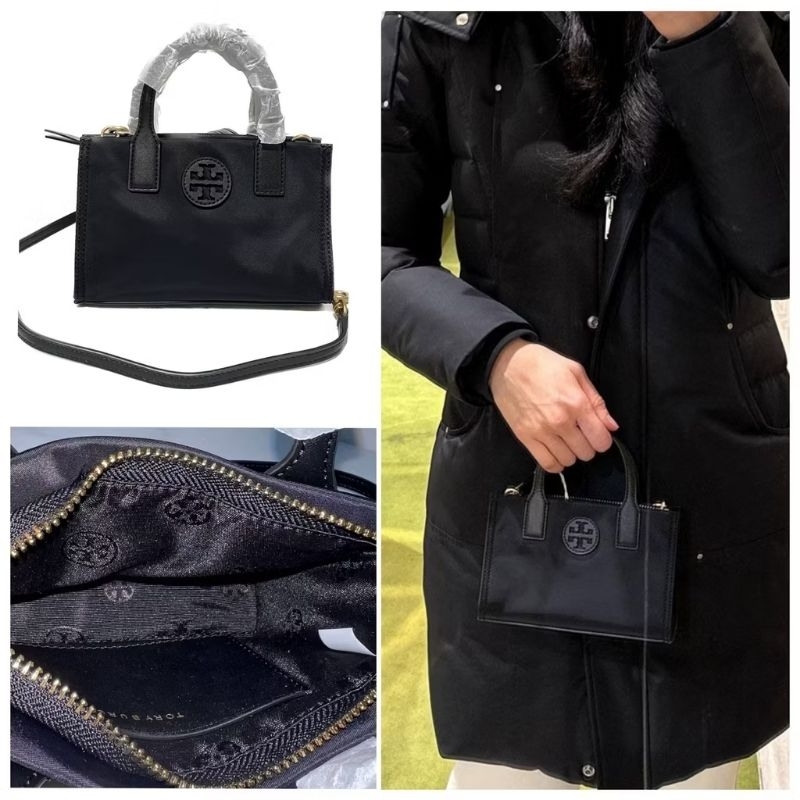 Tas TB Ella Mini Tote Top Handle Crossbody Nylon sz 18x11x6cm