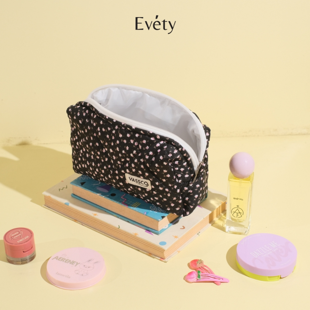 Evety Pouch Make up Premium tas cosmetic skincare lucu Korea