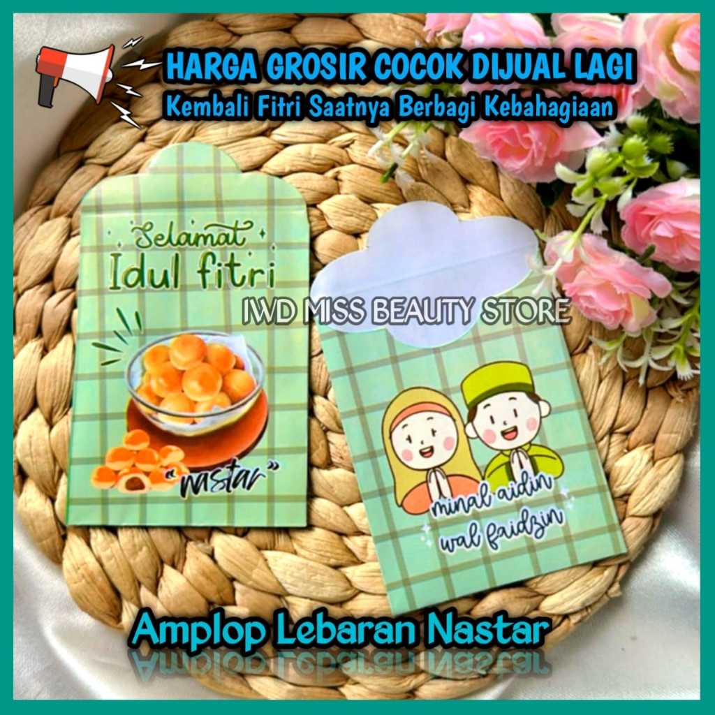 

Amplop Angpau Idul Fitri Terbaru THR motif Kue Lebaran Promo Murah Grosir Cod Unik Nastar Astor Kuping Gajah Putri Salju