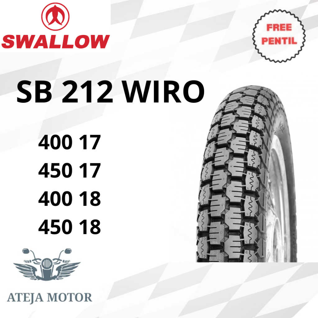 Ban Motor Ban Swallow Wiro 400 17 450 17 400 18 450 18 Tubetype Ban Motor Ring 17 Ban Classic