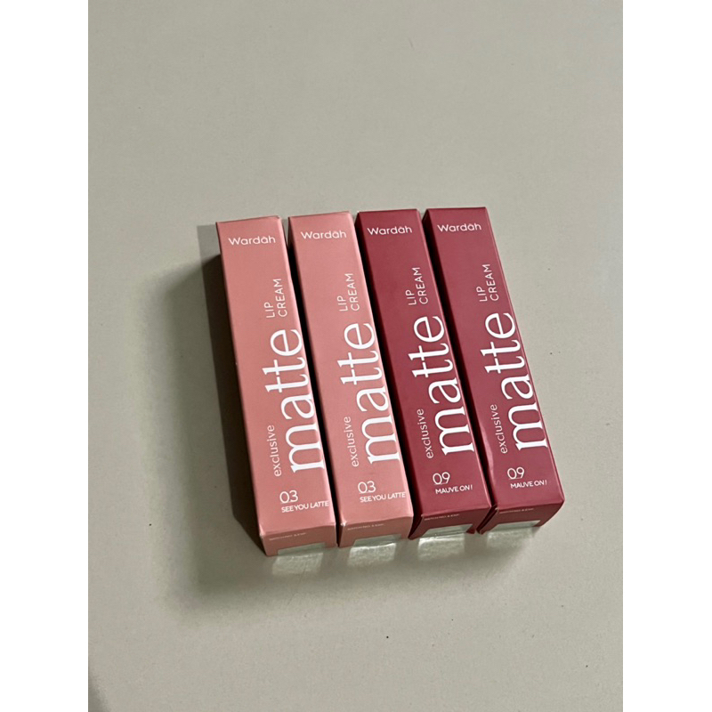 NEW ORI - WARDAH EXCLUSIVE MATTE LIP CREAM