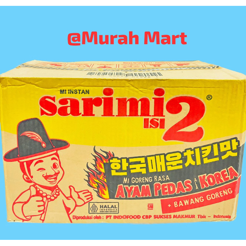 

(1 DUS ISI 24 PCS) SARIMI ISI 2 RASA AYAM PEDAS KOREA