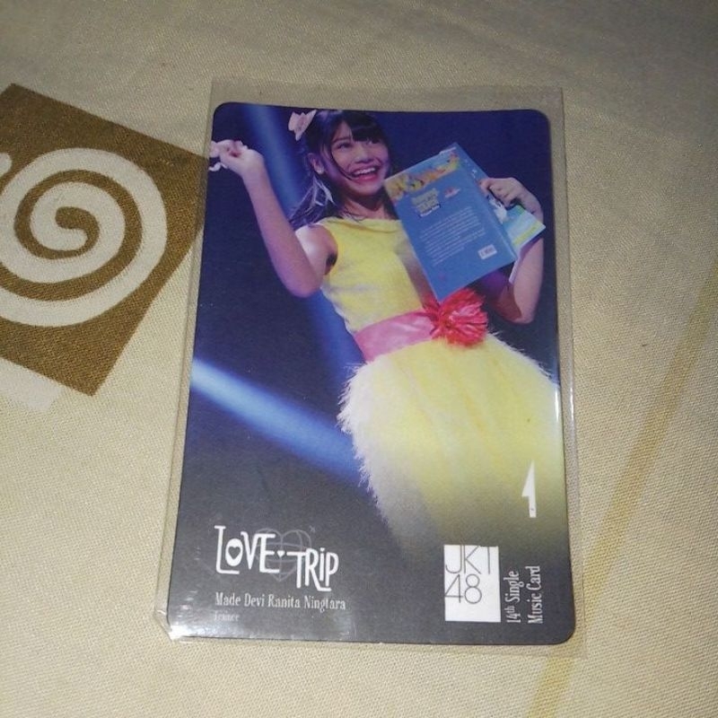 music card love trip Devi JKT48
