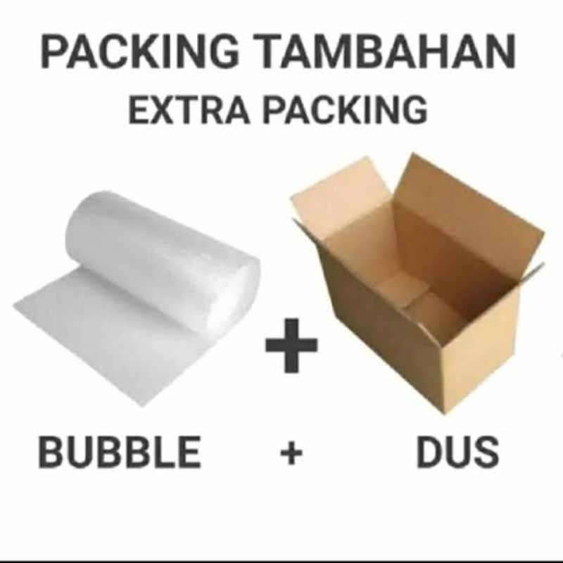 

Backing Tambahan Extra Packing Bubble + Dus