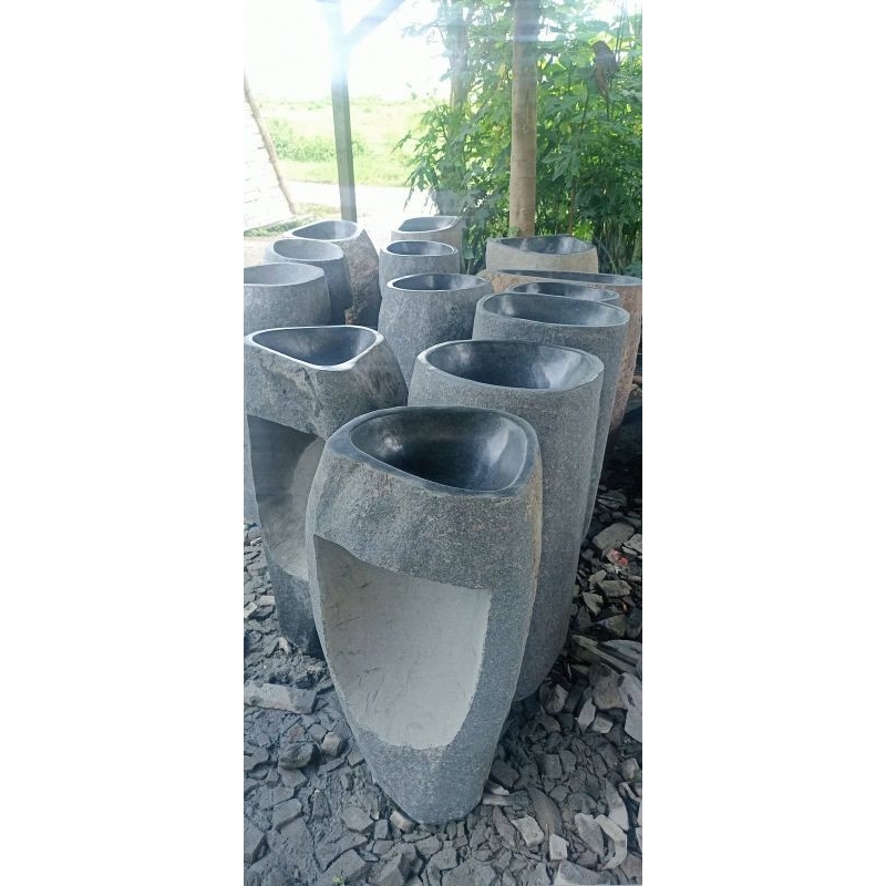 Pedestal batu kali/pedestal batu kali