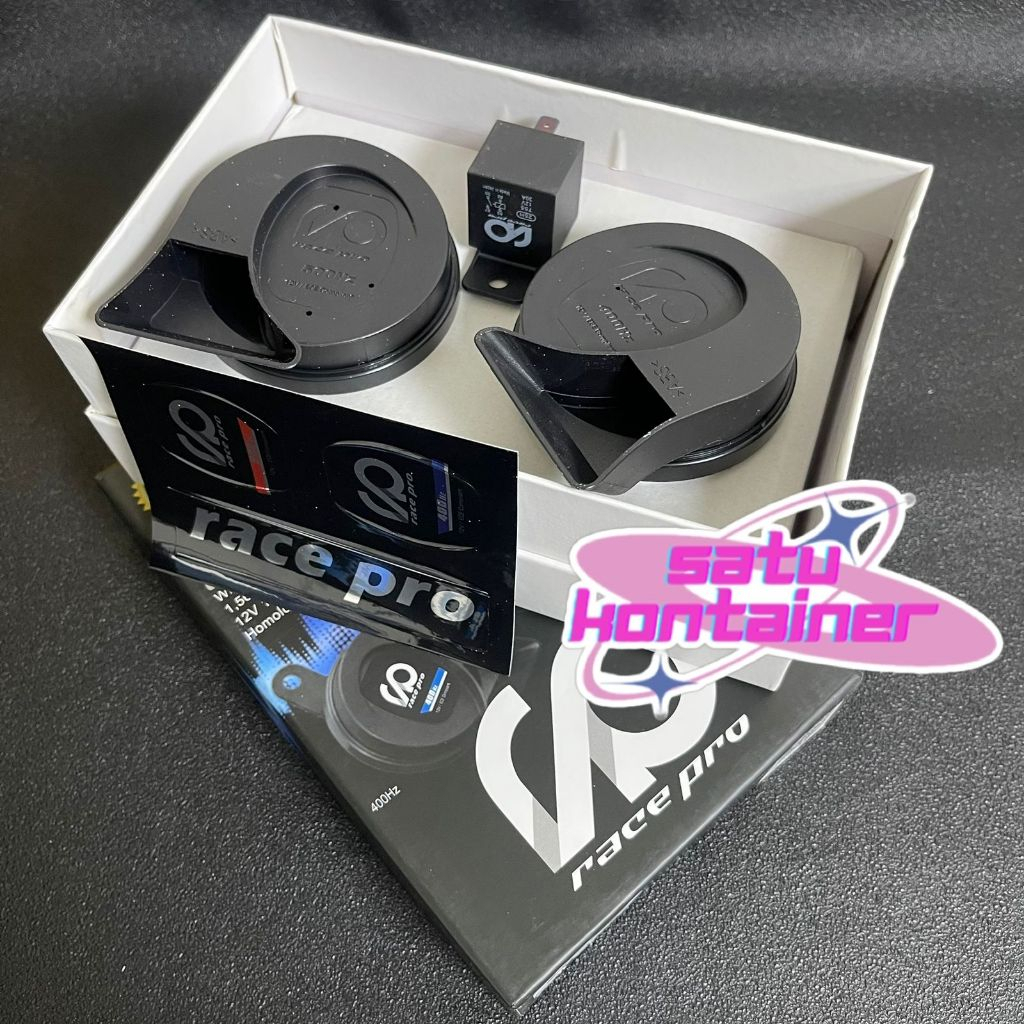 2PCS KLAKSON+RELAY KLAKSON SUPER BASS BISA DI MOTOR MOBIL TRUK L300 VIAR 3 RODA DLL UNIVERSAL