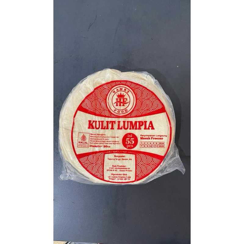 

HAMRY FOOD KULIT LUMPIA ISI 55 PCS DIAMETER 20 CM