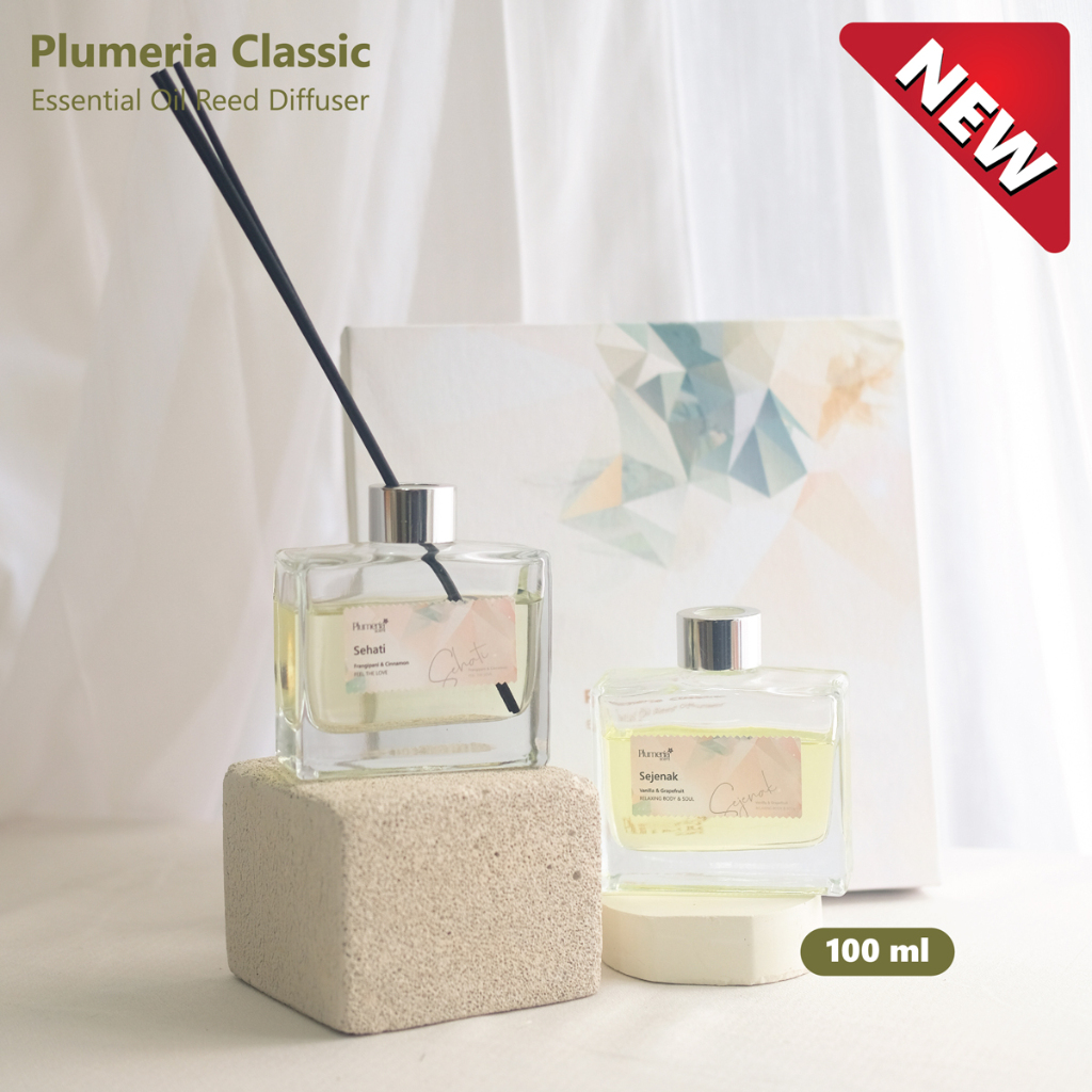 Plumeria Scent Classic Essential Oil Reed Diffuser