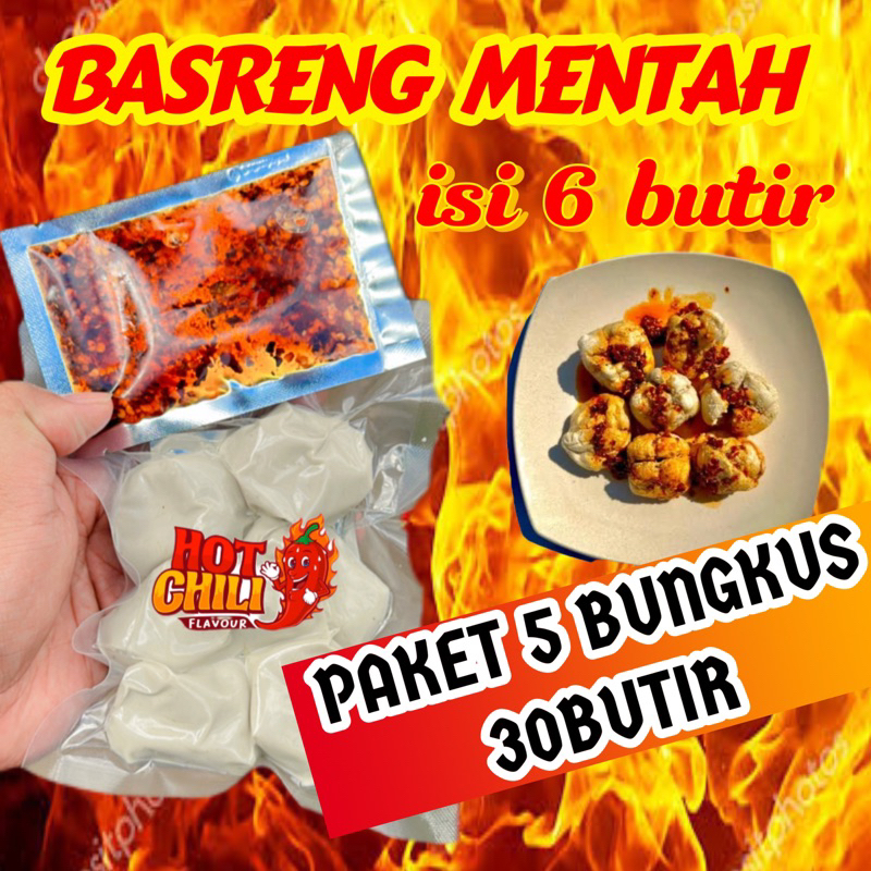 

(5BUNGKUS) PAKET HEMAT BASRENG MENTAH PLUS CHILI OIL BY @MAFIA_BASRENG