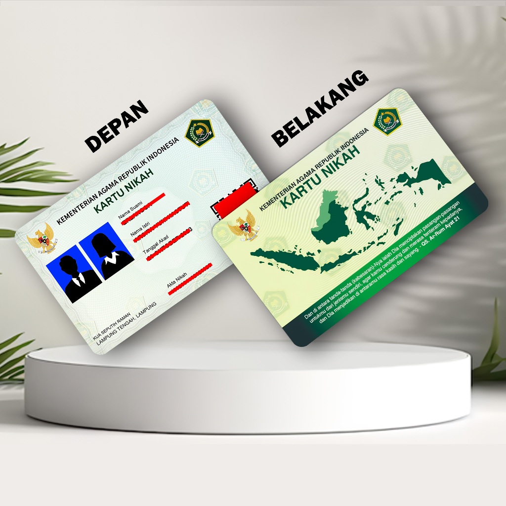 

Cetak Kartu Wedding Bahan PVC