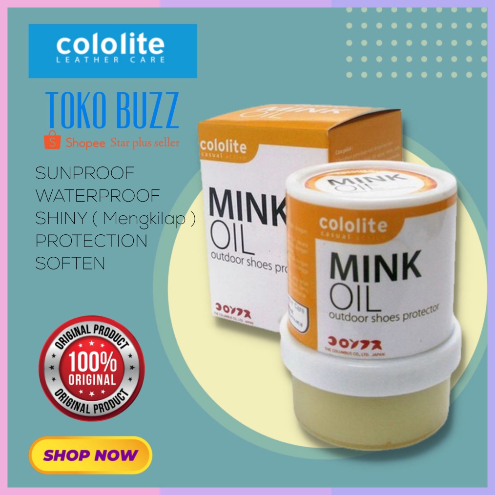 KODE Q27G COLOLITE MINK OIL PROTECTOR Semir Sepatu Pelindung Perawatan Pelembab Sepatu Tas Kulit Pri