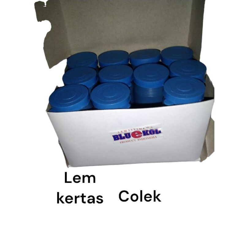 

Lem Kertas colek Bluekol (kecil – 1 Pak 24 pcs) (besar-12pcs)