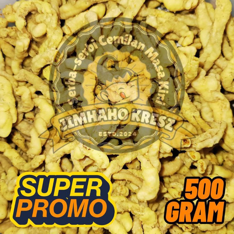 

SUPER PROMO!! 500GRAM KERIPIK USUS AYAM CRISPY RENYAH GURIH