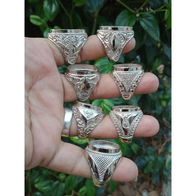 Grosir Ring Emban Alpaka Super Pleting Motif Ukir Elegan Terbaik