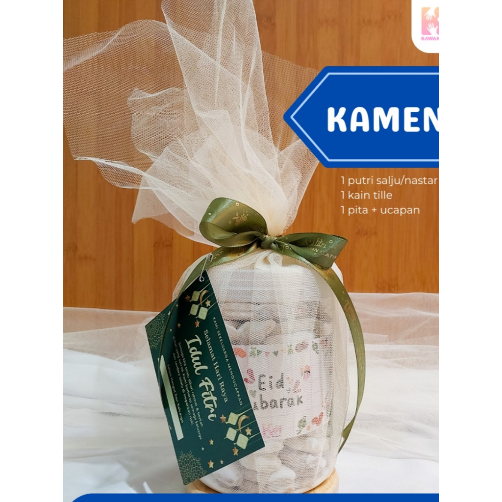 

PAKET KAMENT 1 Hampers Lebaran Idul Fitri Kue Kering Premium isi satu kue