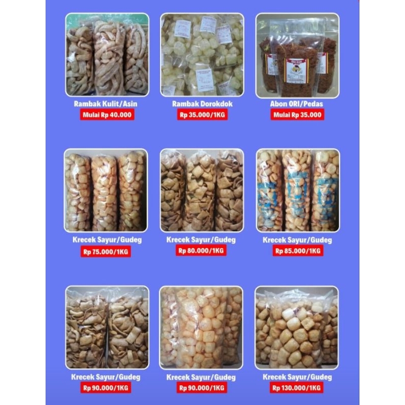 

Krecek Sapi / Krecek Sayur