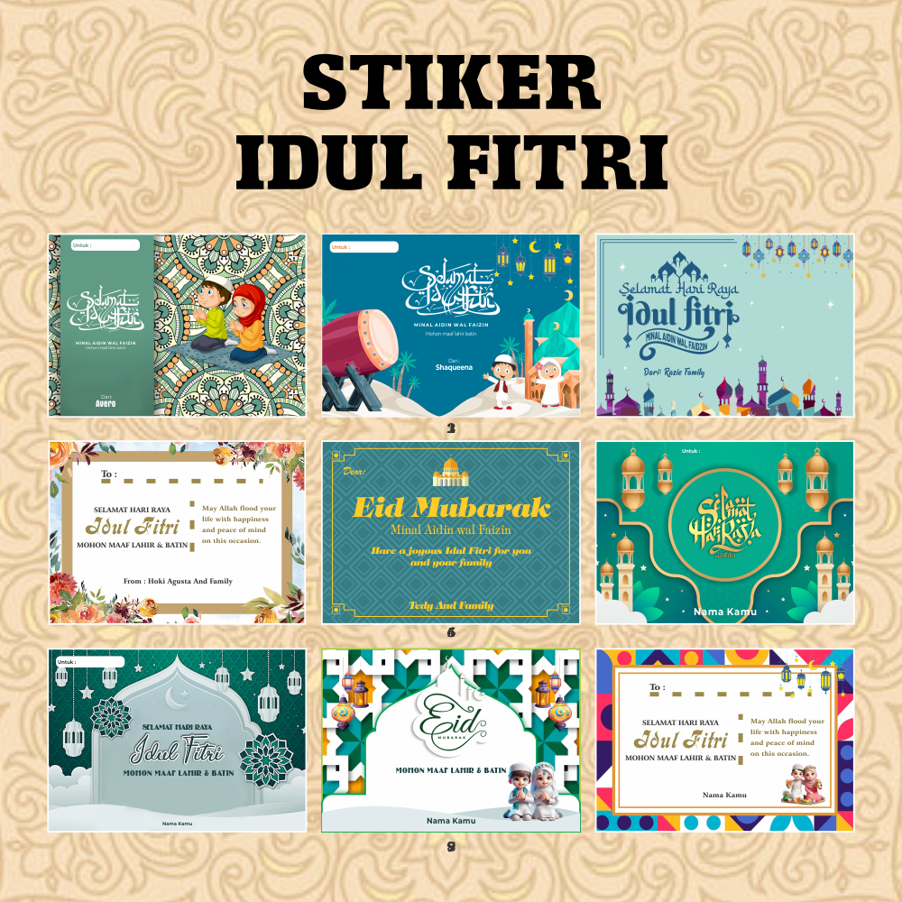 

Stiker hampers Idul Fitri stiker lebaran