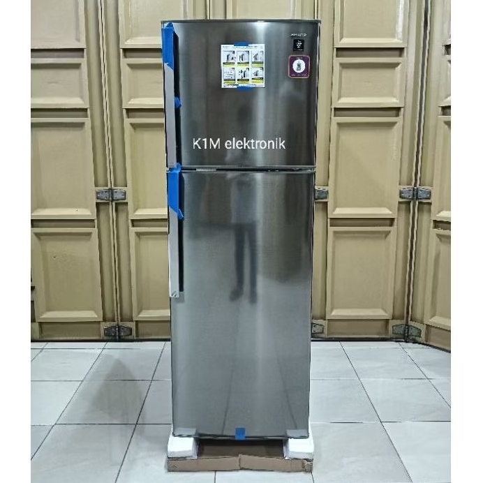 Kulkas Sharp 2 pintu J-Tech Inverter Plasmacluster SJ-450GP-SD SJ-450GPSD