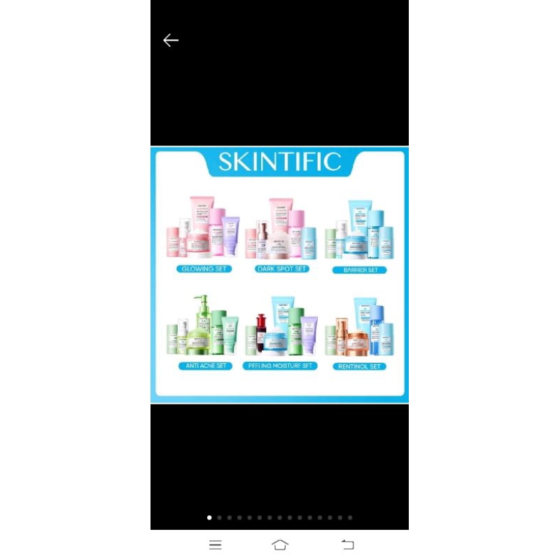 SKINTIFIC-6Pcs Paket-Skincare Set