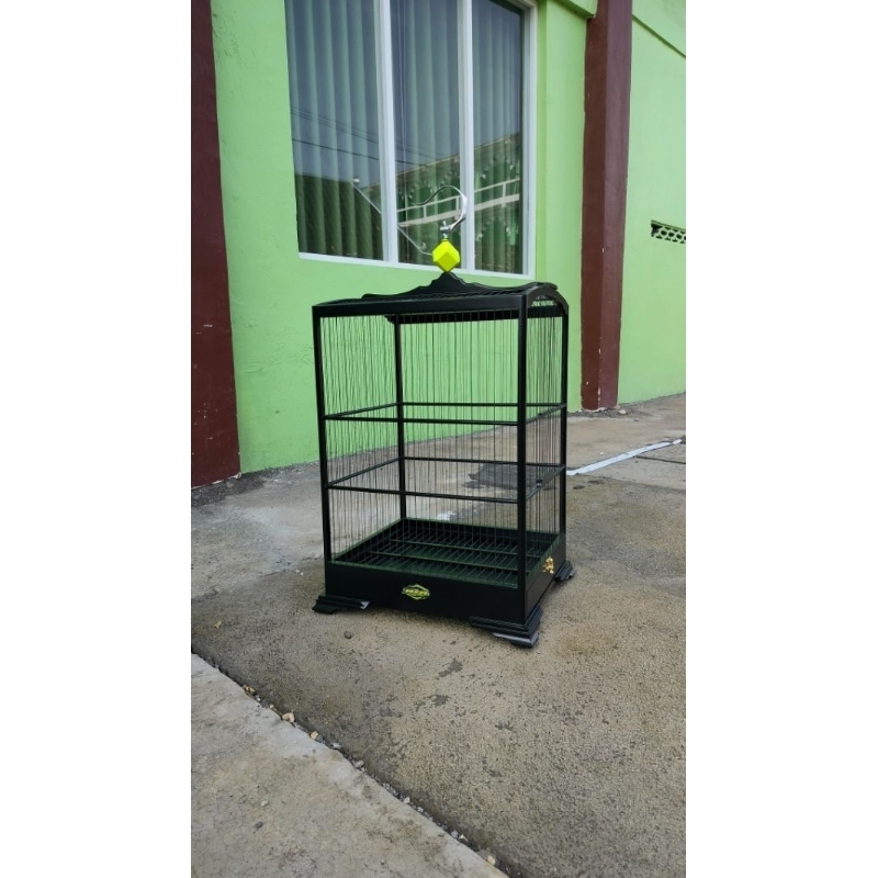 Sangkar Kotak Warna Ruji Fiber