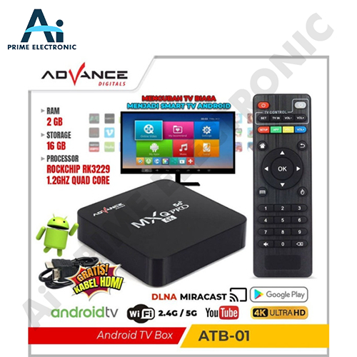 ADVANCE ATB 01 Smart Digital Online TV Box Android TV Box