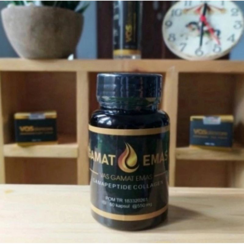 VAS COLLAGEN Vas gamat emas Collagen asli pemutih badan dan wajah.Original