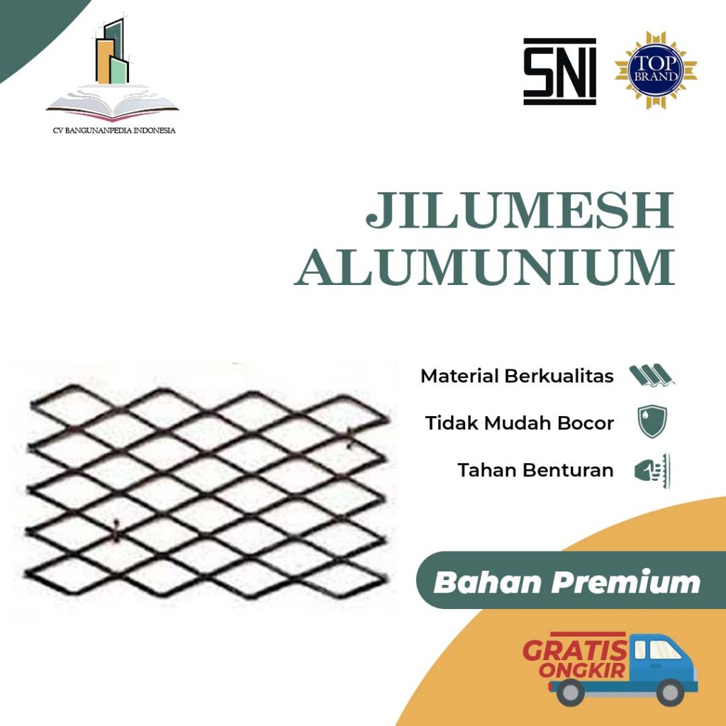 JILUMESH ALUMINIUM F0810/U1015 EXPANDED ALUMINIUM MESH MURAH MEDAN