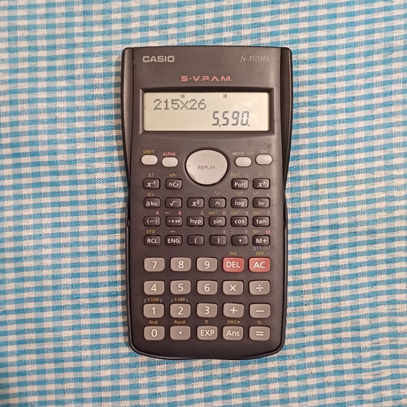 

preloved kalkulator scientific casio fx-350ms 350ms