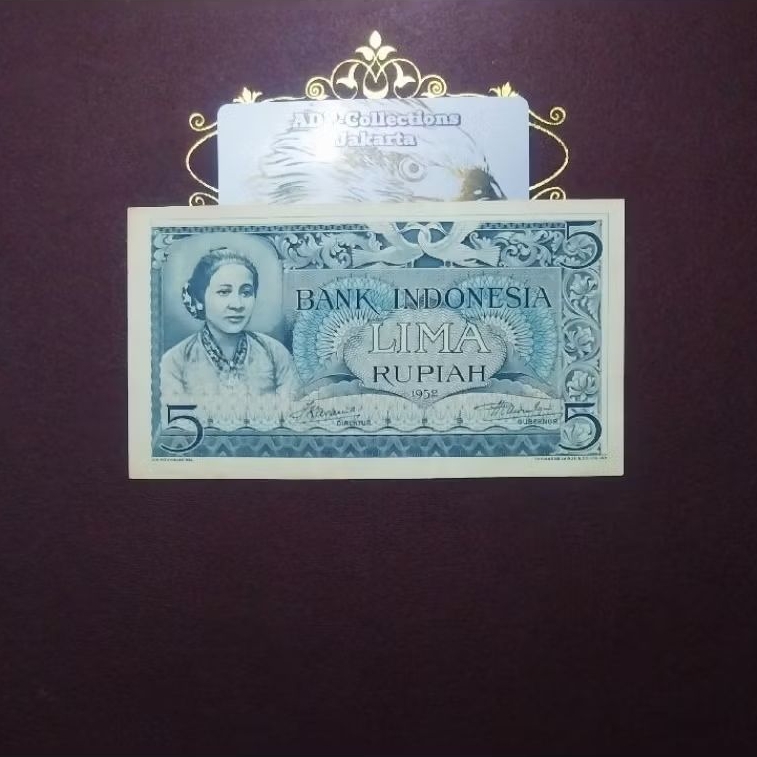 Uang kuno 5 rupiah budaya