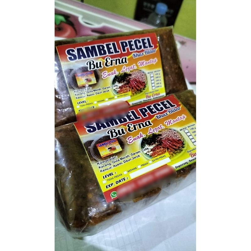 

sambelpecel//BuErna//500gr./sambelpecelblitar