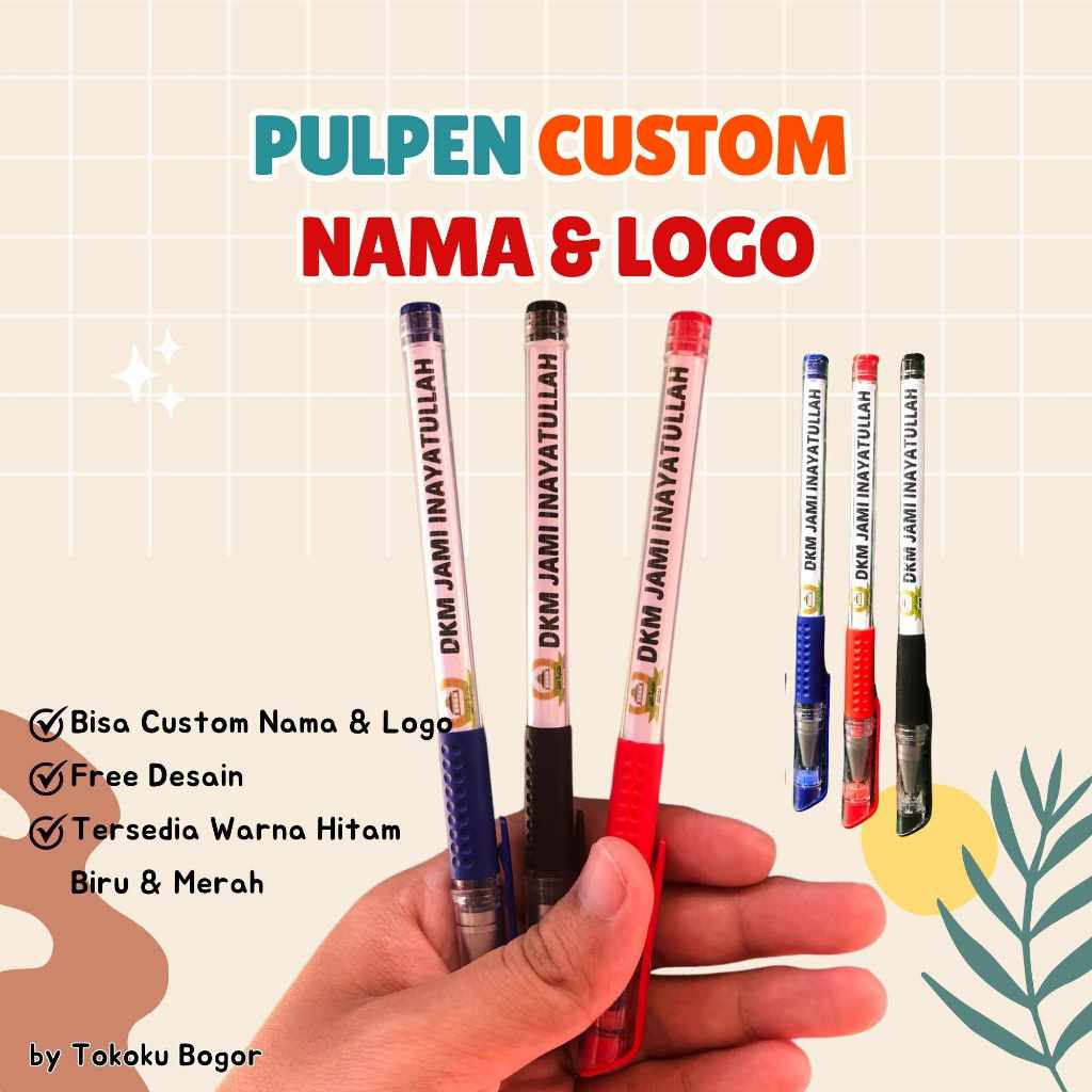 

Pulpen Custom Logo Tulisan Pulpen Promosi Souvenir Ekonomis Cetak Bolpoin Pena Lucu