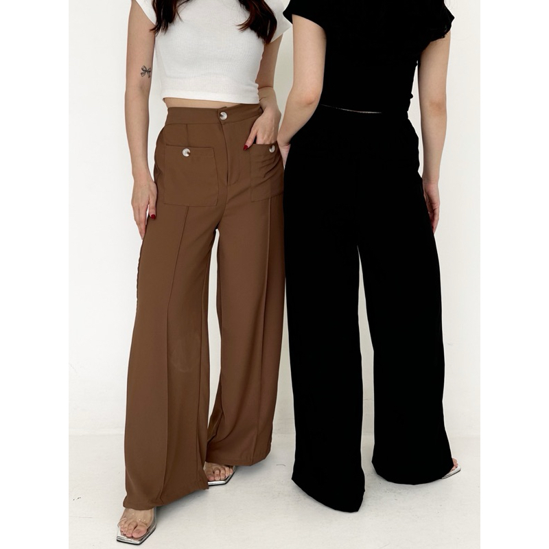 BODYESCAPE | Farah pant - Celana panjang bahan kain wanita