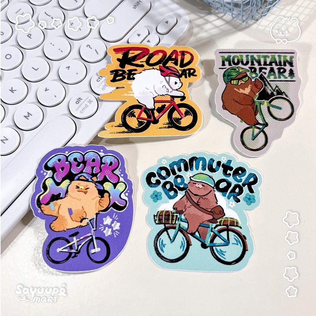 

[PREORDER] Die Cut UV Stickers - Bicycle